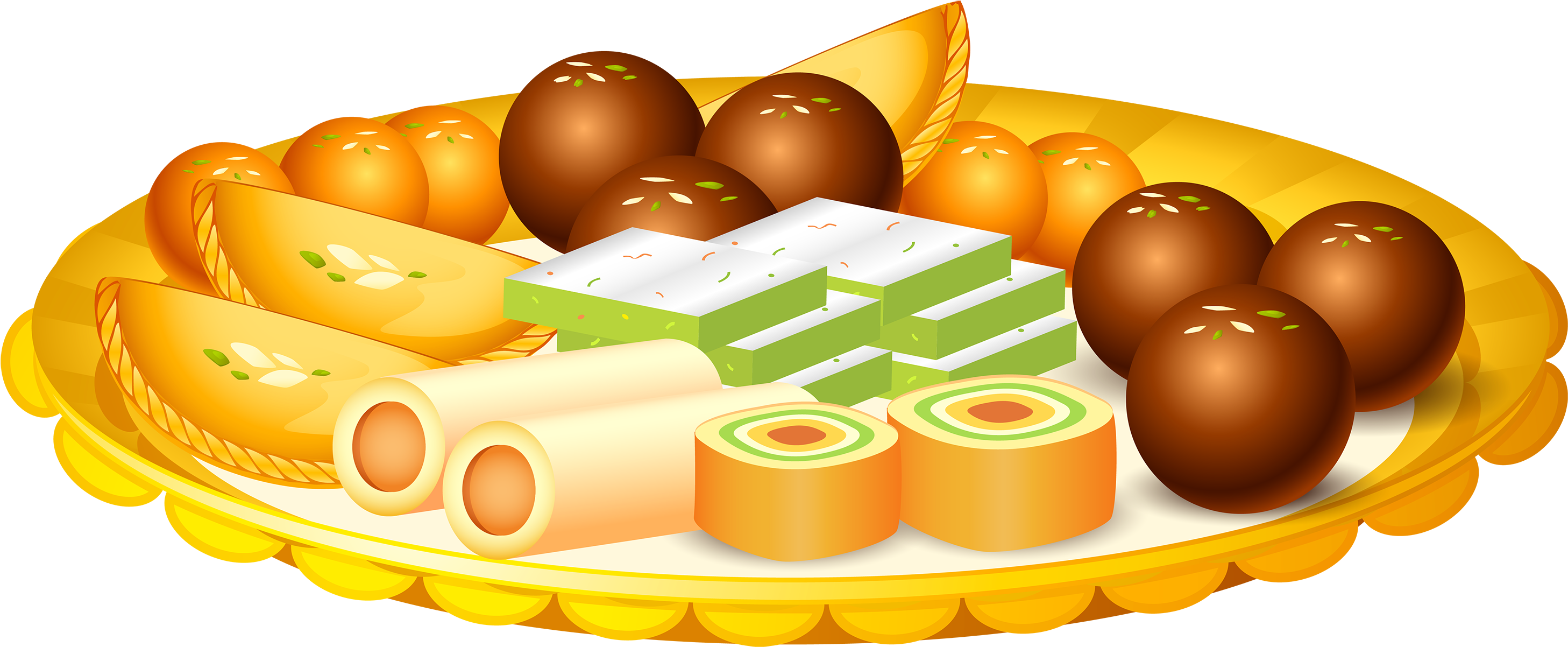 Appetizer Png Clipart - Appetizer Clipart (3000x1289), Png Download