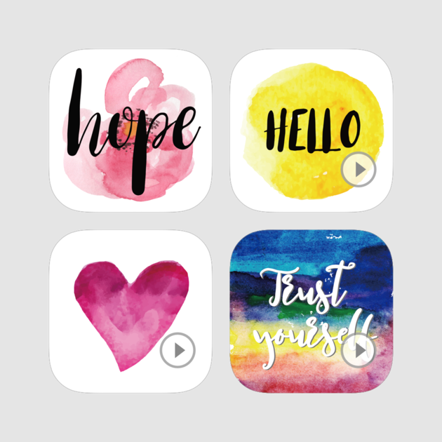 Animated Watercolor Pack On The App Store - Watercolor Painting (630x630), Png Download