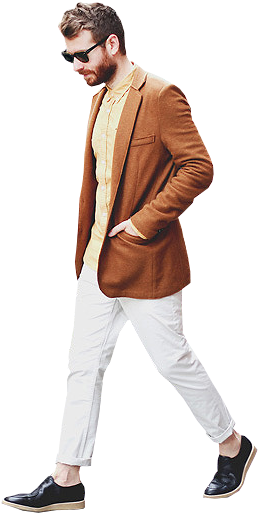 People Walking Png - Person Walking Cut Out (282x533), Png Download