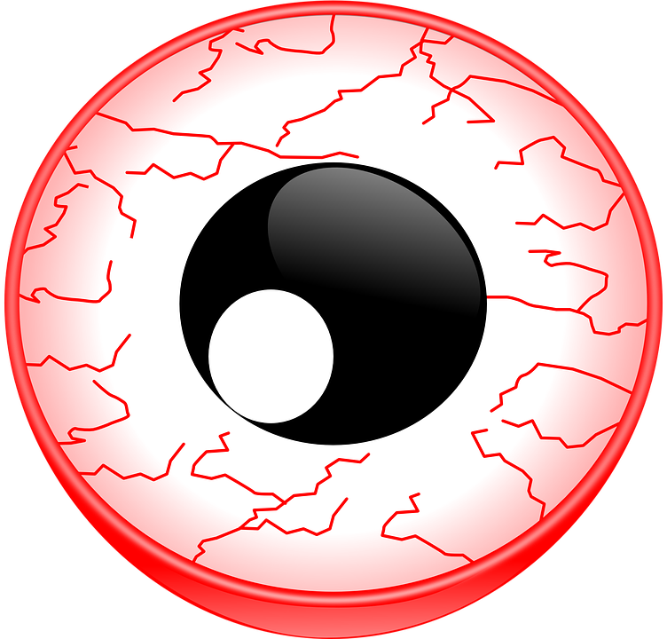 Googly Eyes Png Hd - Red Eye Clipart (752x720), Png Download