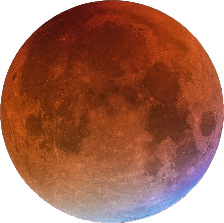 Super Blue Blood Moon Returns - Super Blue Blood Moon Png (894x892), Png Download