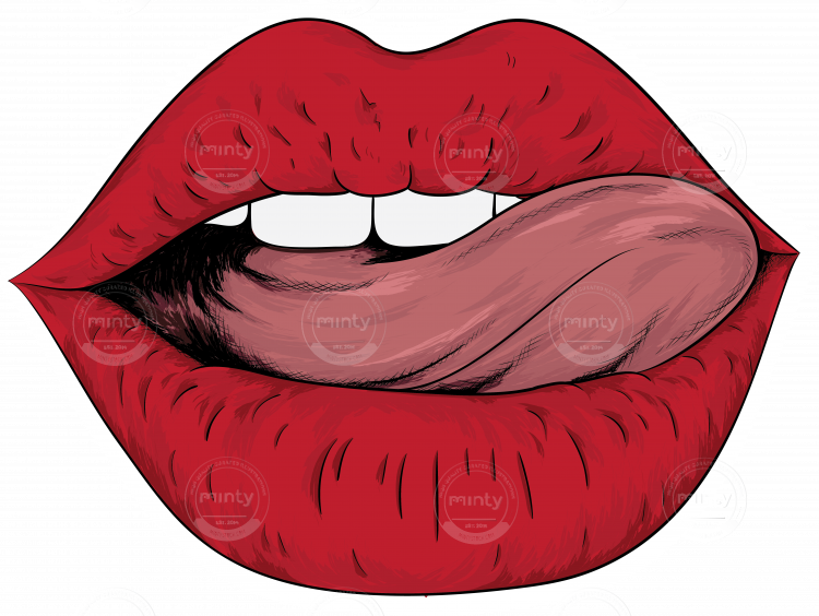 Sexy Lips - Sexy Lips Illustration (750x564), Png Download
