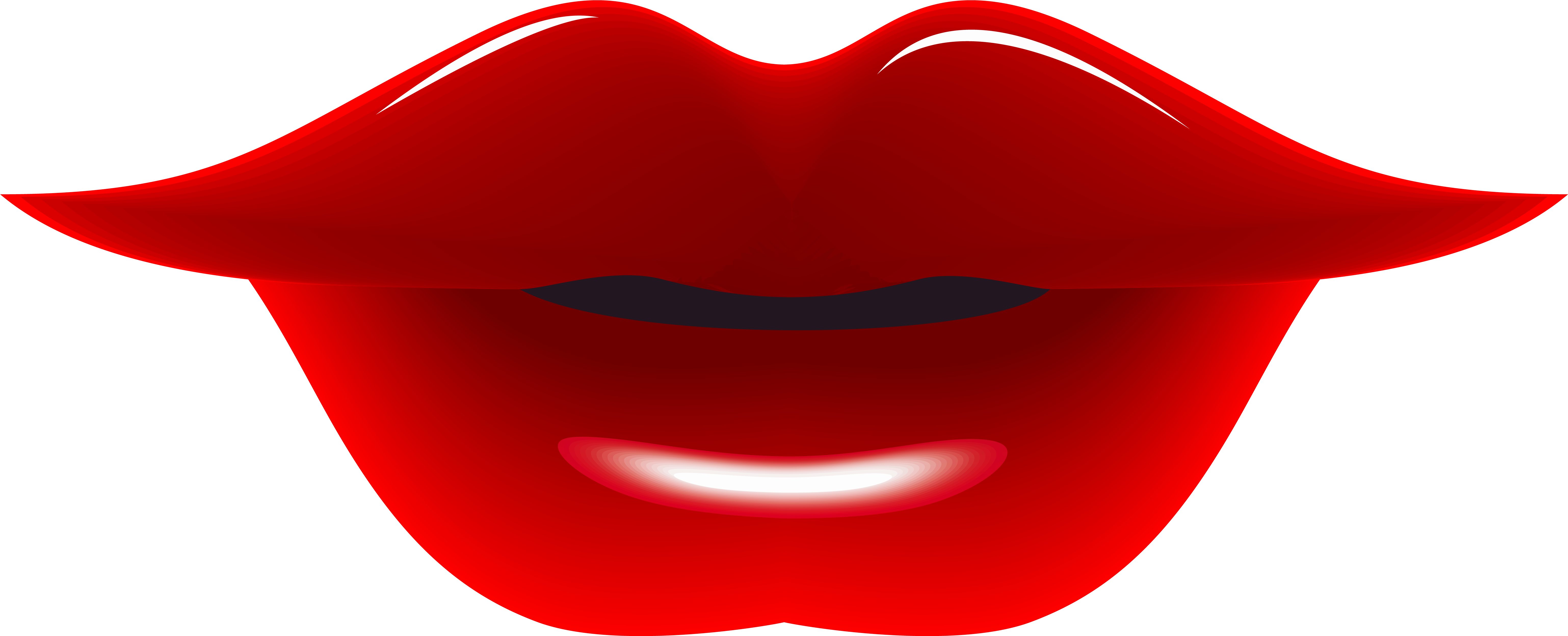 Mouth Png Clip Art (6248x2609), Png Download