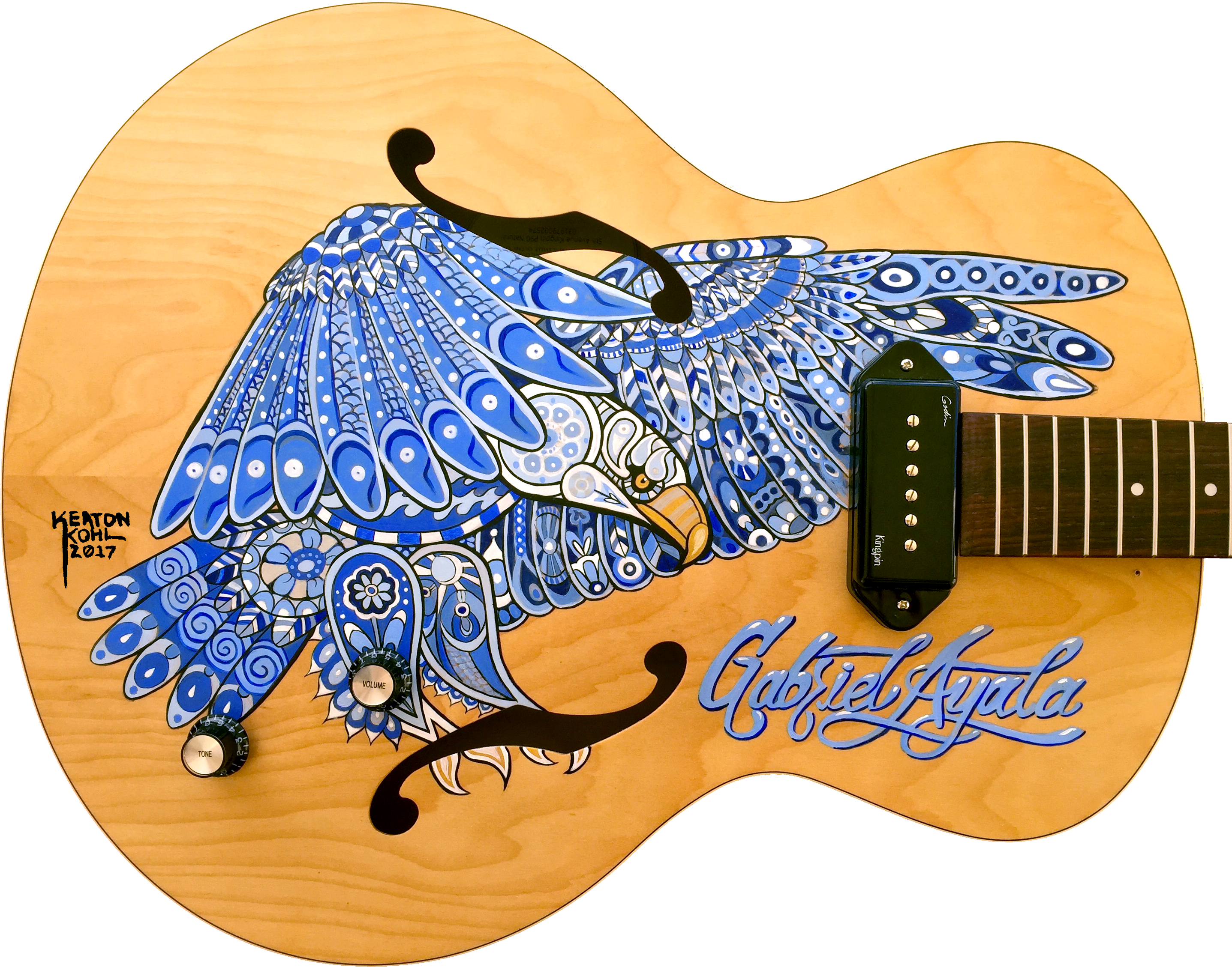 Gabe's Guitar “ - Electric Guitar (2937x2349), Png Download
