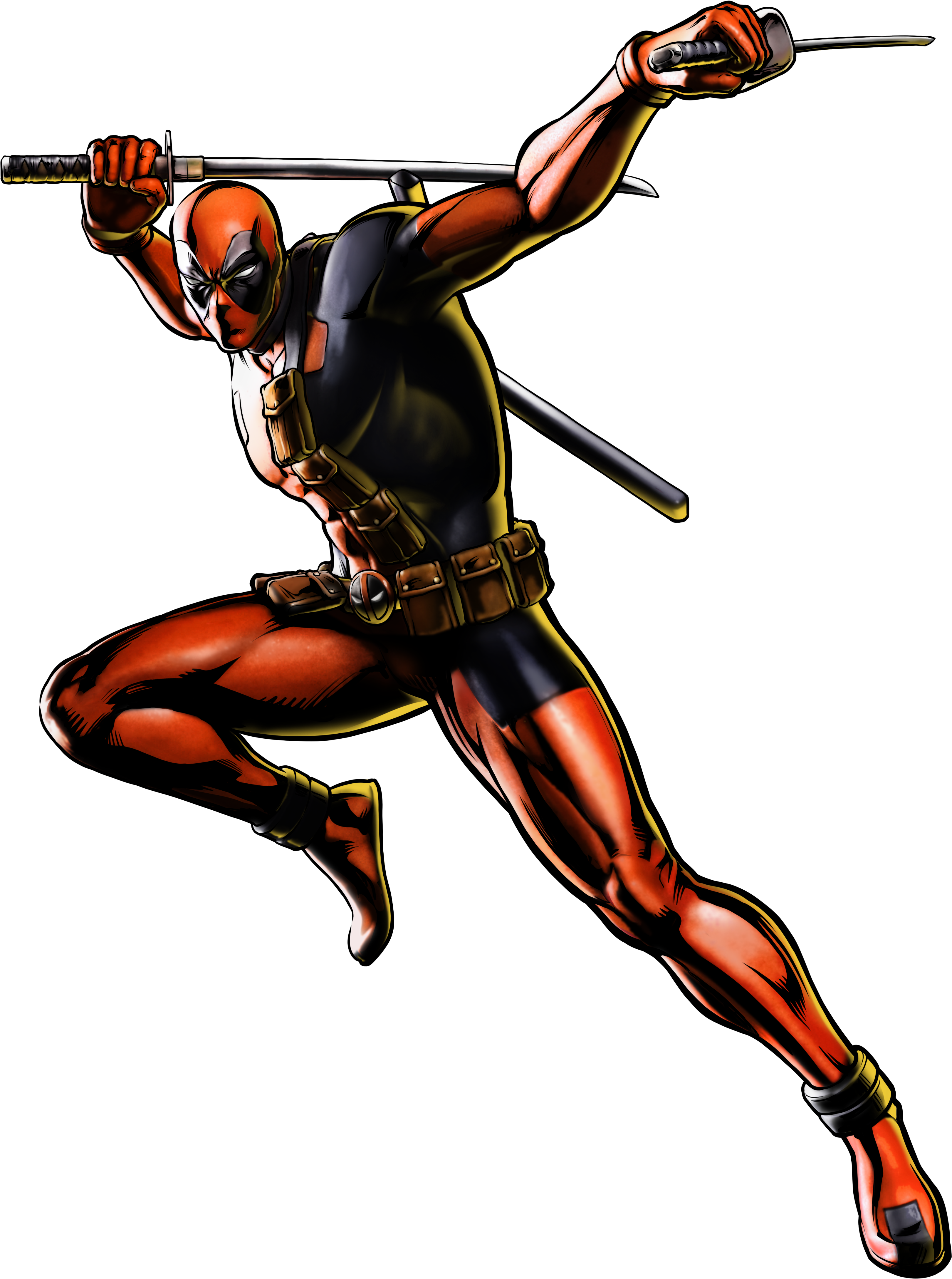 Deadpool - Deadpool Ultimate Marvel Vs Capcom 3 (400x630), Png Download