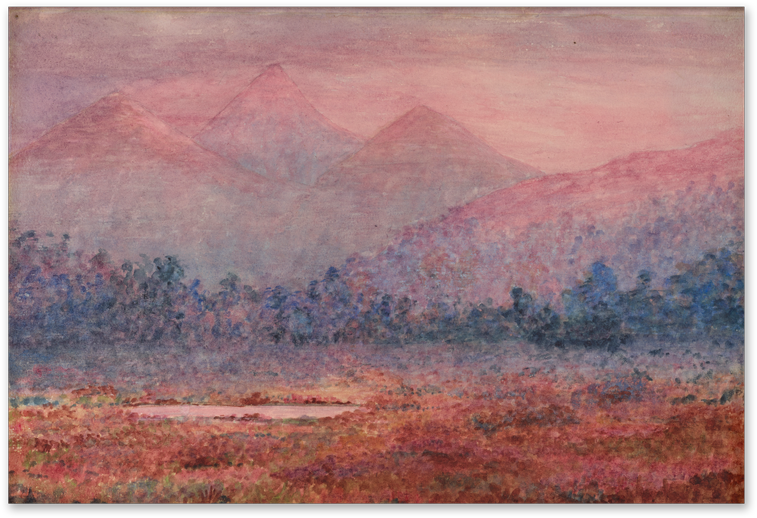 Landscape With Mountains Beyond, C - Company (800x800), Png Download