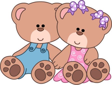 Bear Clipart Png - Baby Teddy Bear Clipart (449x341), Png Download