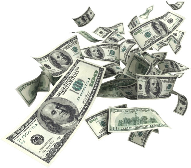 Download Dollars Falling Png Money Png Dollar HD Transparent PNG