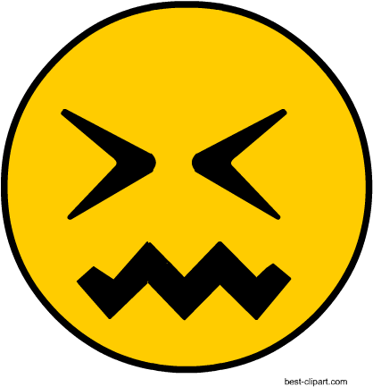 Confounded Face Free Emoji Clip Art - You Got Me - Spencer Parker - 12" (450x450), Png Download