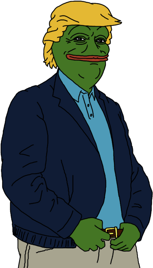 Rare Trump Cia Pepe - Pepe The Frog Kkk (600x900), Png Download