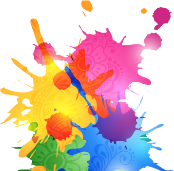 Holi Photo Editing Png (650x350), Png Download