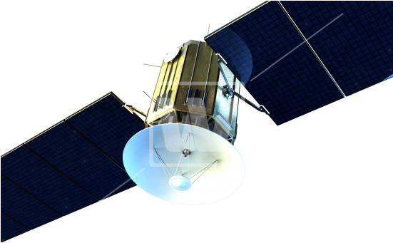 Satellite Closeup Png - Satellite Png (550x366), Png Download