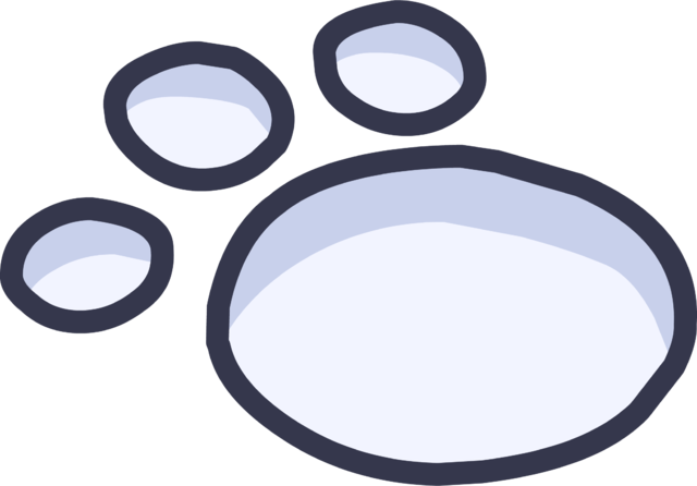 Paw Print Sprite 008 - Paw (640x446), Png Download