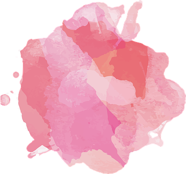 Color Spot, Watercolour, Pink - Watercolor Painting (364x340), Png Download