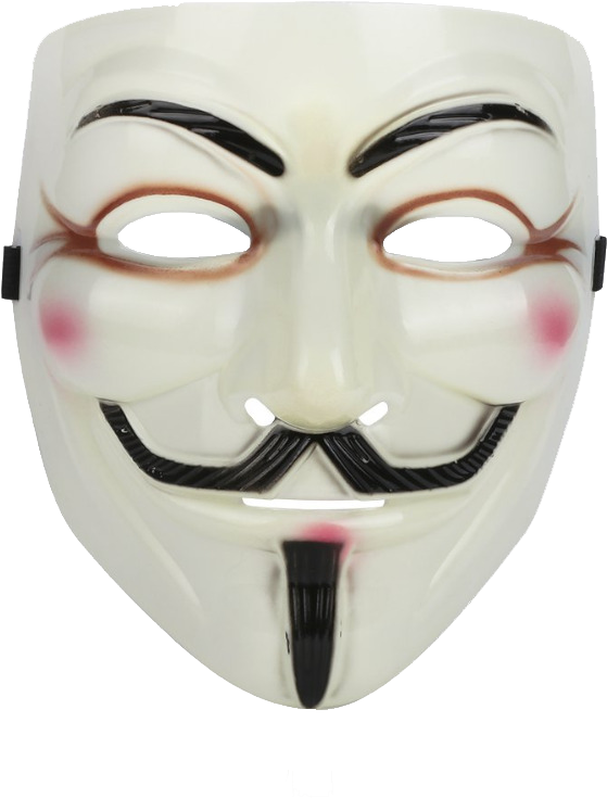 Guy Fawkes Mask (1000x1000), Png Download