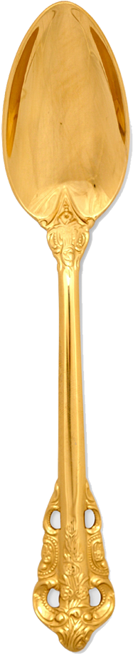Gold Spoon Png - Gold Spoon (650x1060), Png Download
