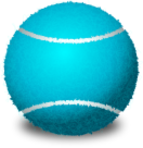 Blue Tennis Ball Racket Png - Mercedes Benz Tennis Ball (600x618), Png Download