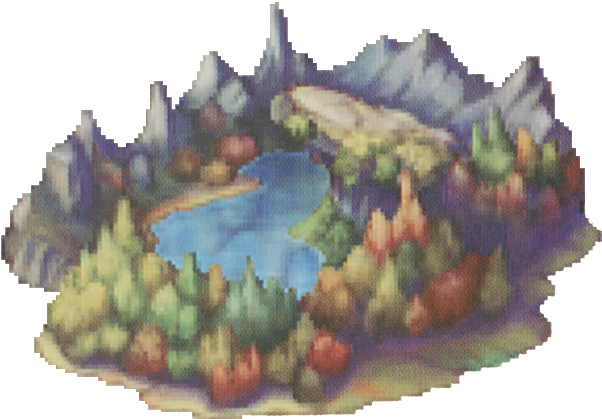 Lake Kilma - Legend Of Mana Lake (602x419), Png Download