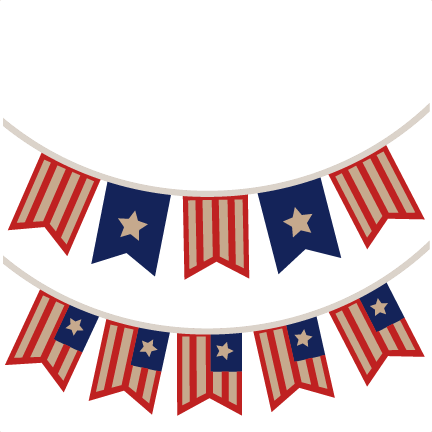 Image Royalty Free Banners Svg Scrapbook Cut File Cute - Usa Banner Clipart (432x432), Png Download