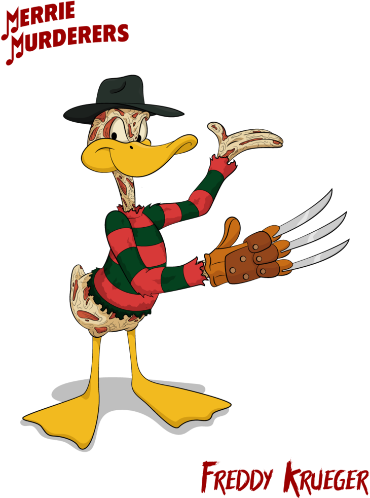 Freddy Krueger Merrie Murderers - Looney Tunes Freddy Krueger (778x1027), Png Download