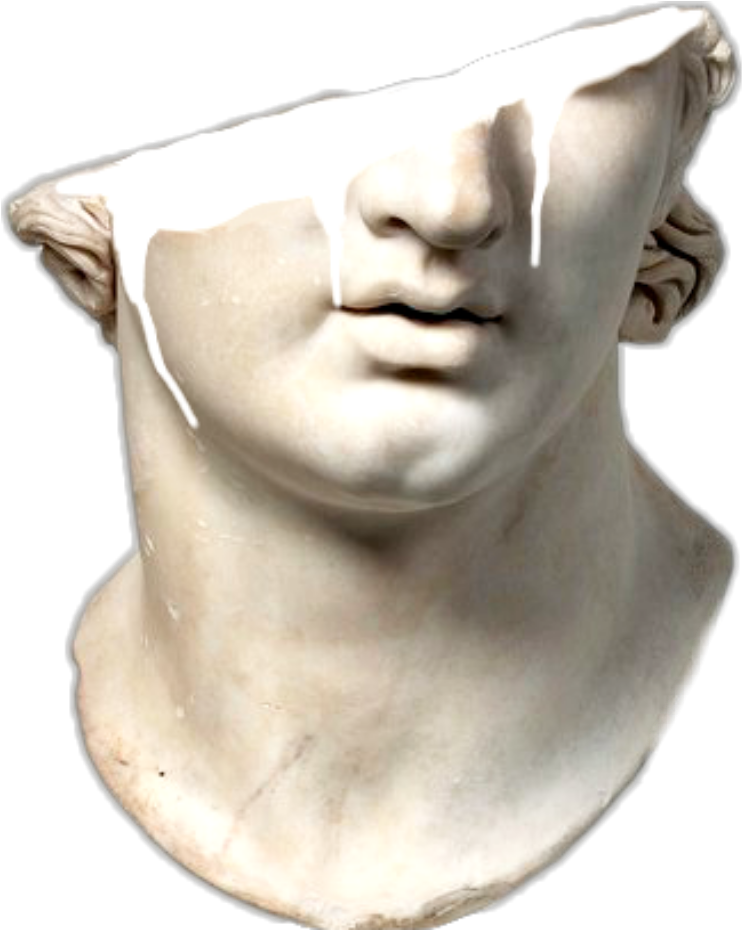 Ftestickers Sculpture Aesthetic Head (1017x961), Png Download