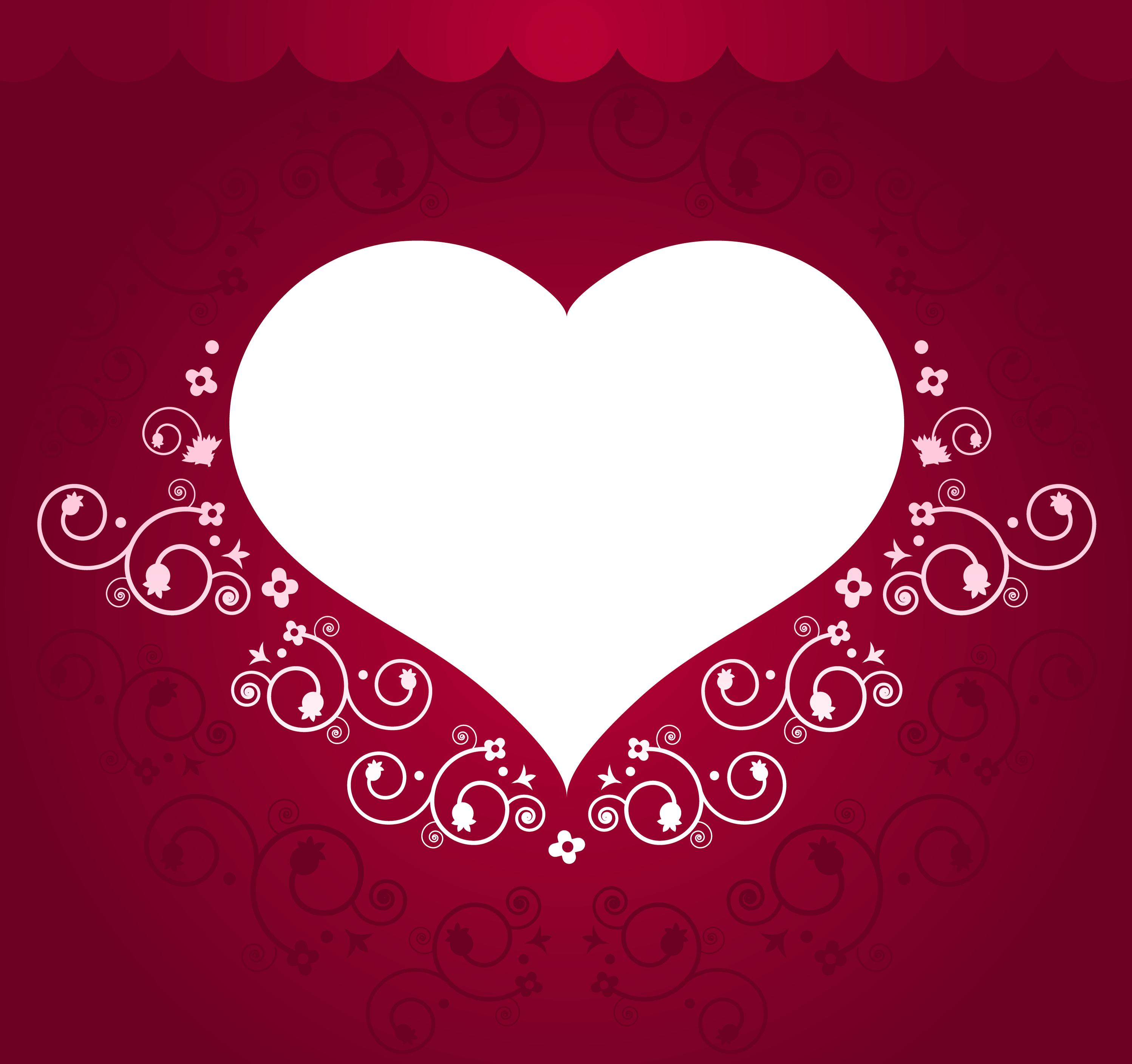 Happy Valentines Day Png Transparent Image - Transparent Heart Frame (600x564), Png Download