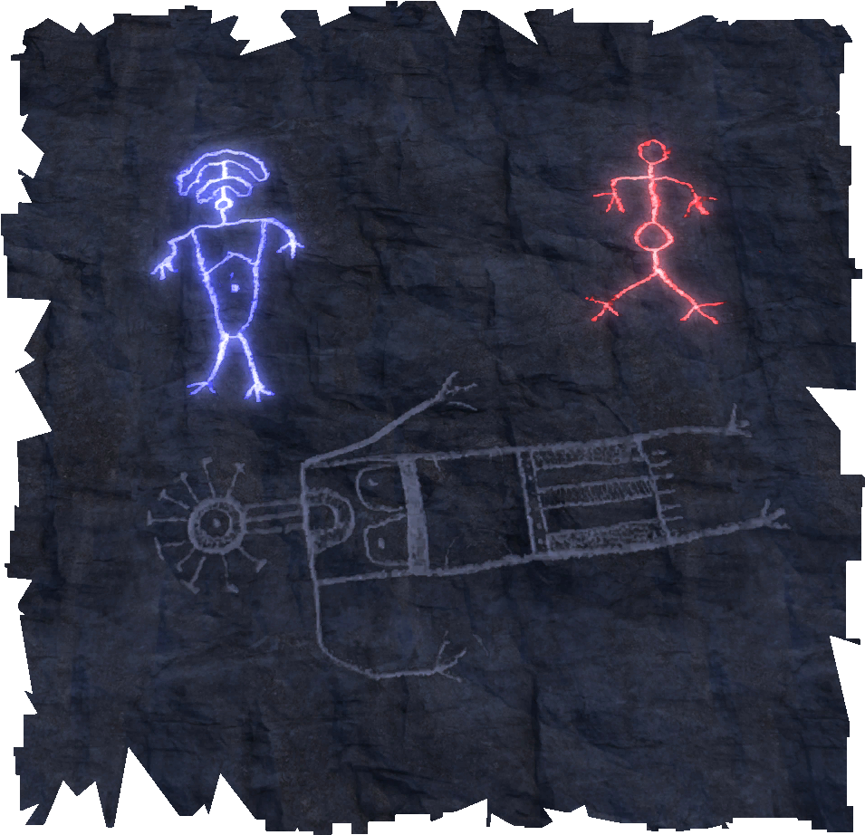 Acrg Cave Paintings - Painting (1024x1024), Png Download