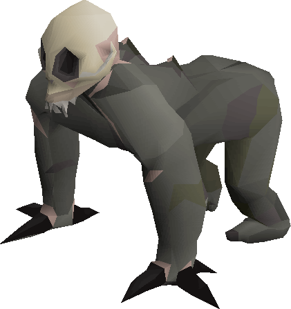 Tortured Gorilla - Osrs Tortured Gorilla (421x448), Png Download