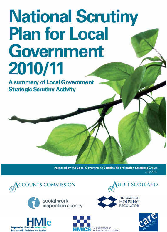 National Scrutiny Plan For Local Government 2010/11 - Then Shall Live (lari Goss) - Anthem (595x842), Png Download
