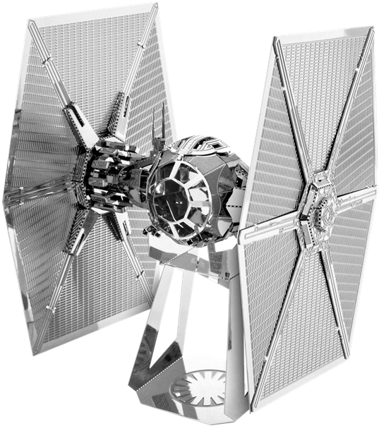 Metal Earth Starwars First Order Special Forces Tie - 3d Metal Model Tie Fighter (542x600), Png Download