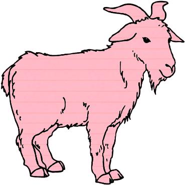 Strategic Goat Receipts Image Library Library - Goat Coloring (600x423), Png Download