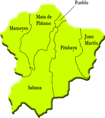 Barrios Of Luquillo, Puerto Rico Puerto Rico, Costa - Barrios De Luquillo (404x446), Png Download