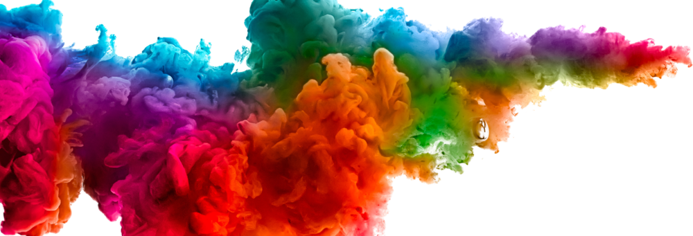 Clipart Freeuse Download Colored Png For Free Download - Colorful Smoke Png (1000x341), Png Download