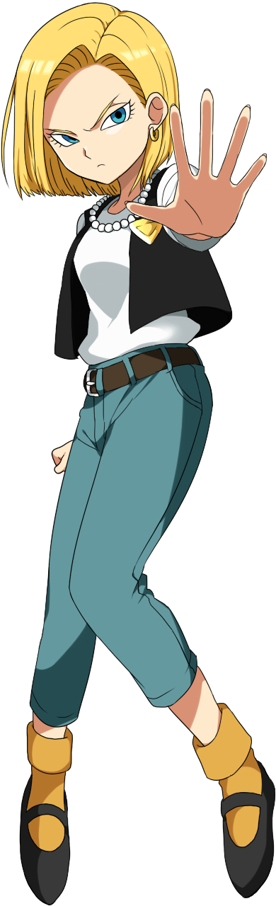 Dragon Ball Z Cell Saga Fan Art ☆ Android 18 Super - Android 18 Cell Saga Png (900x1346), Png Download