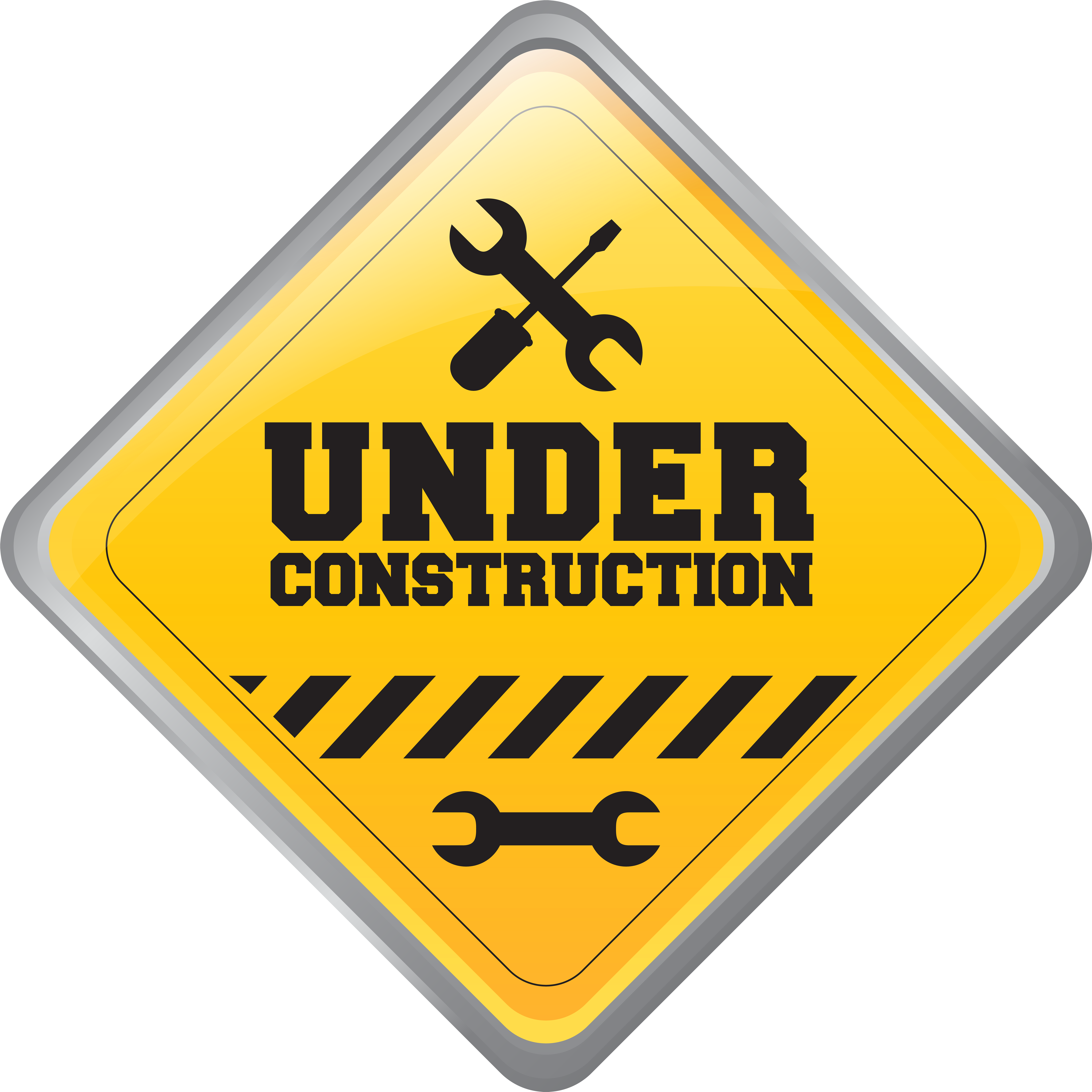 Under Construction Sign Png Clip Art (8000x8000), Png Download
