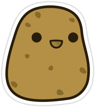 Potato - Mr Potatoman (375x360), Png Download