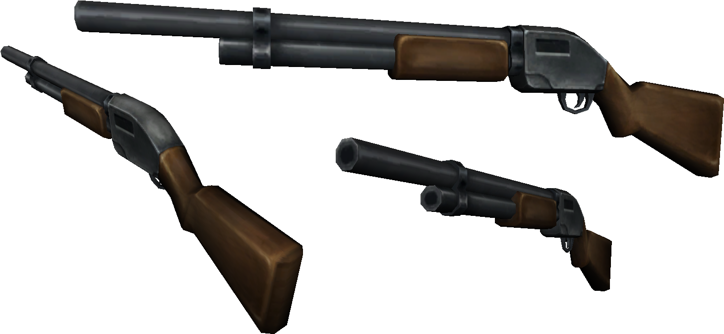 Shotgun Png (1738x751), Png Download