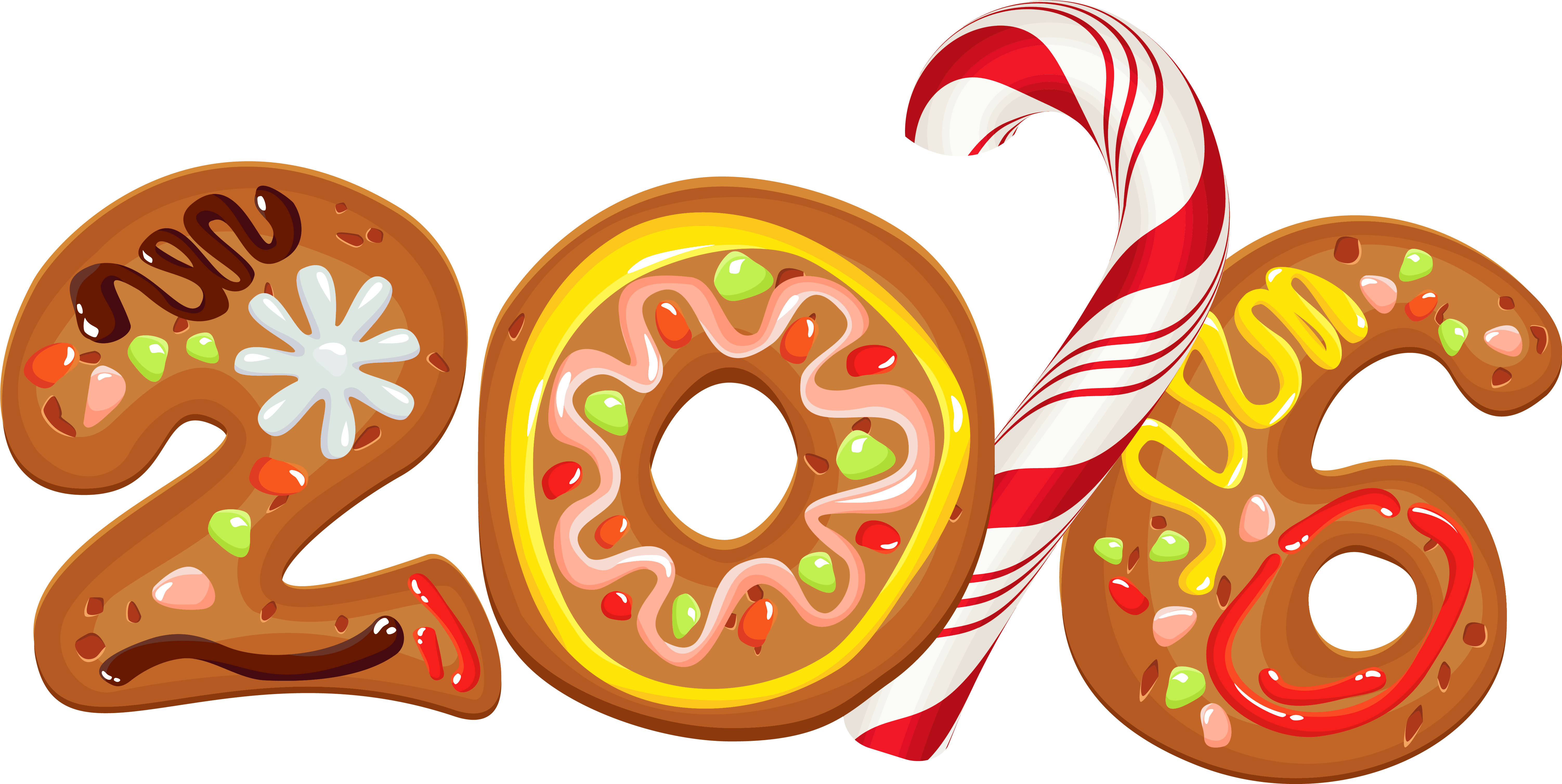 Freeuse Download 2016 Clipart - Christmas 2016 Clipart (6193x3109), Png Download