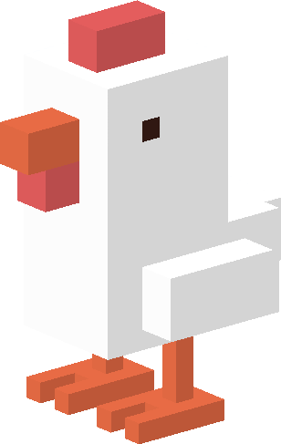 Crossy Road Chicken - Crossy Road Chicken Png (308x487), Png Download