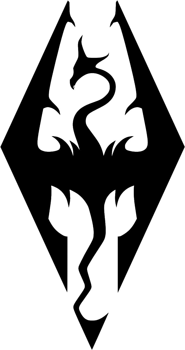 Art Challenge - Skyrim Imperial Logo (1131x1599), Png Download