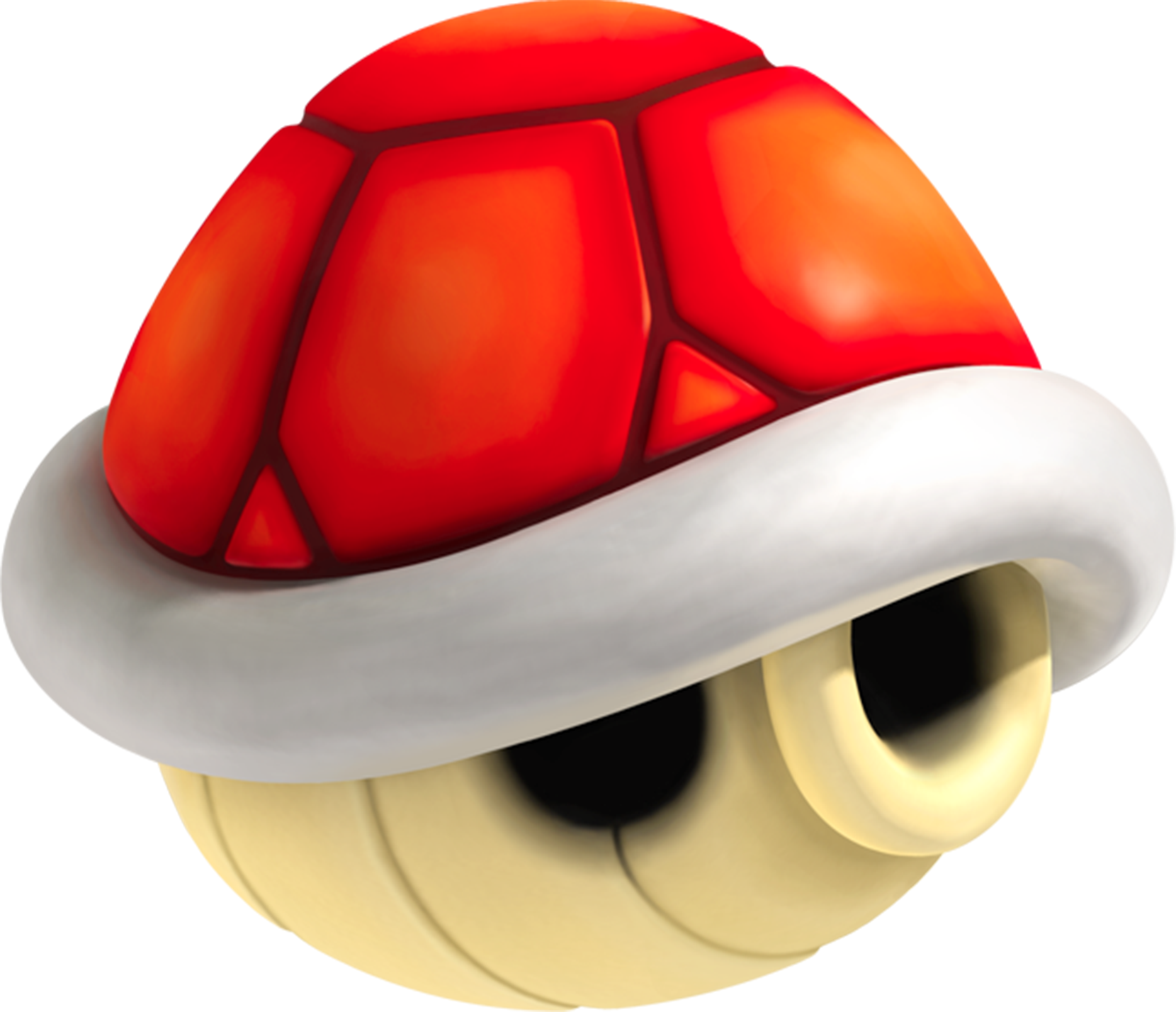 Mario Kart Wii - Red Shell Mario Kart (1660x1428), Png Download