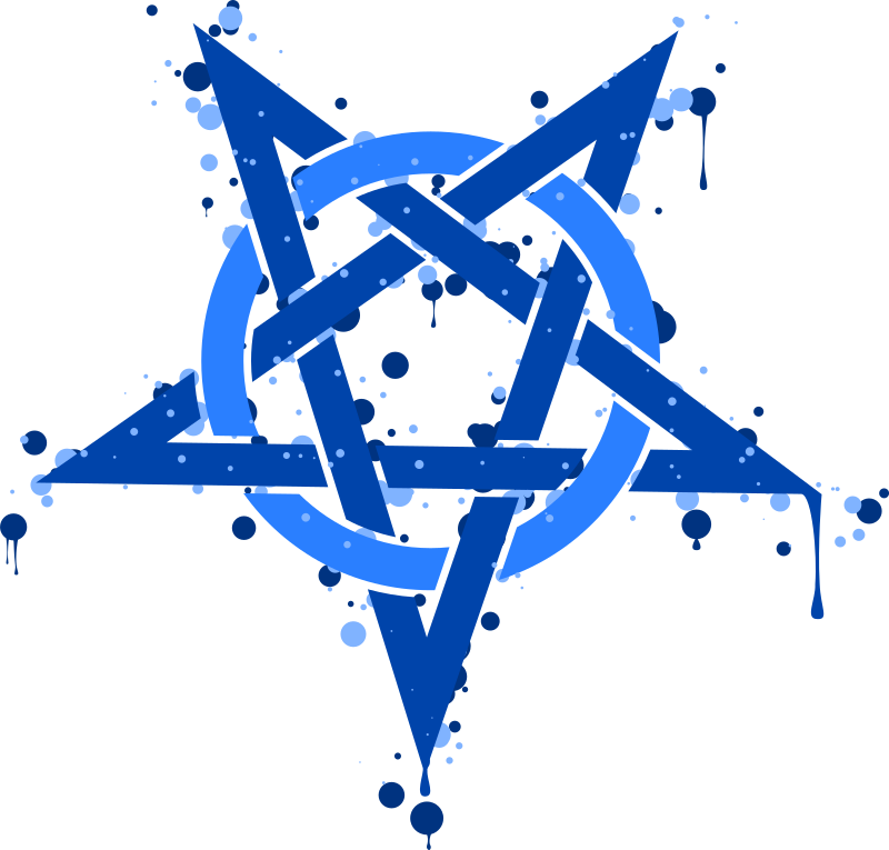 Pentagram - Pentagram Blue (800x765), Png Download