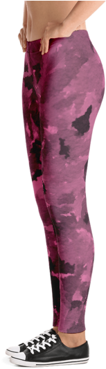 Wild Watercolor Leggings - Leggings (600x600), Png Download