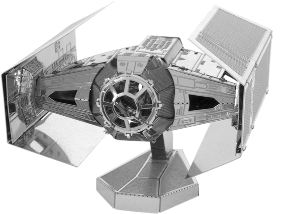 Metal Earth Star Wars - Metal Earth 3d Laser Cut Model - Star Wars: Darth Vader's (600x461), Png Download