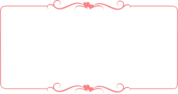Vector Frame Png - Vintage Border Pink Png (600x318), Png Download