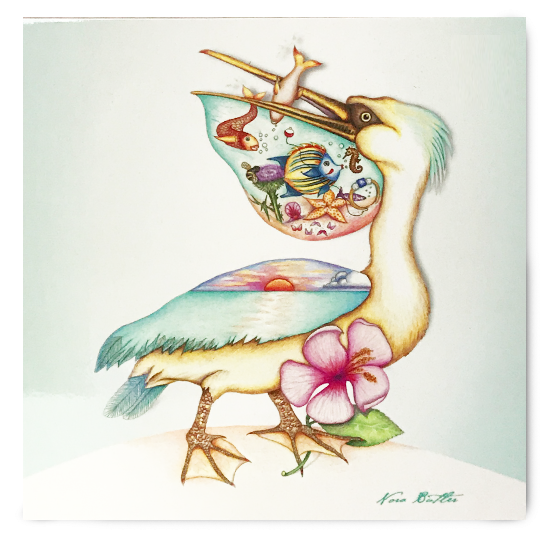 Gifts - Cape Shore Pelican Daydream Bridge Playing Cards 36-219 (600x600), Png Download