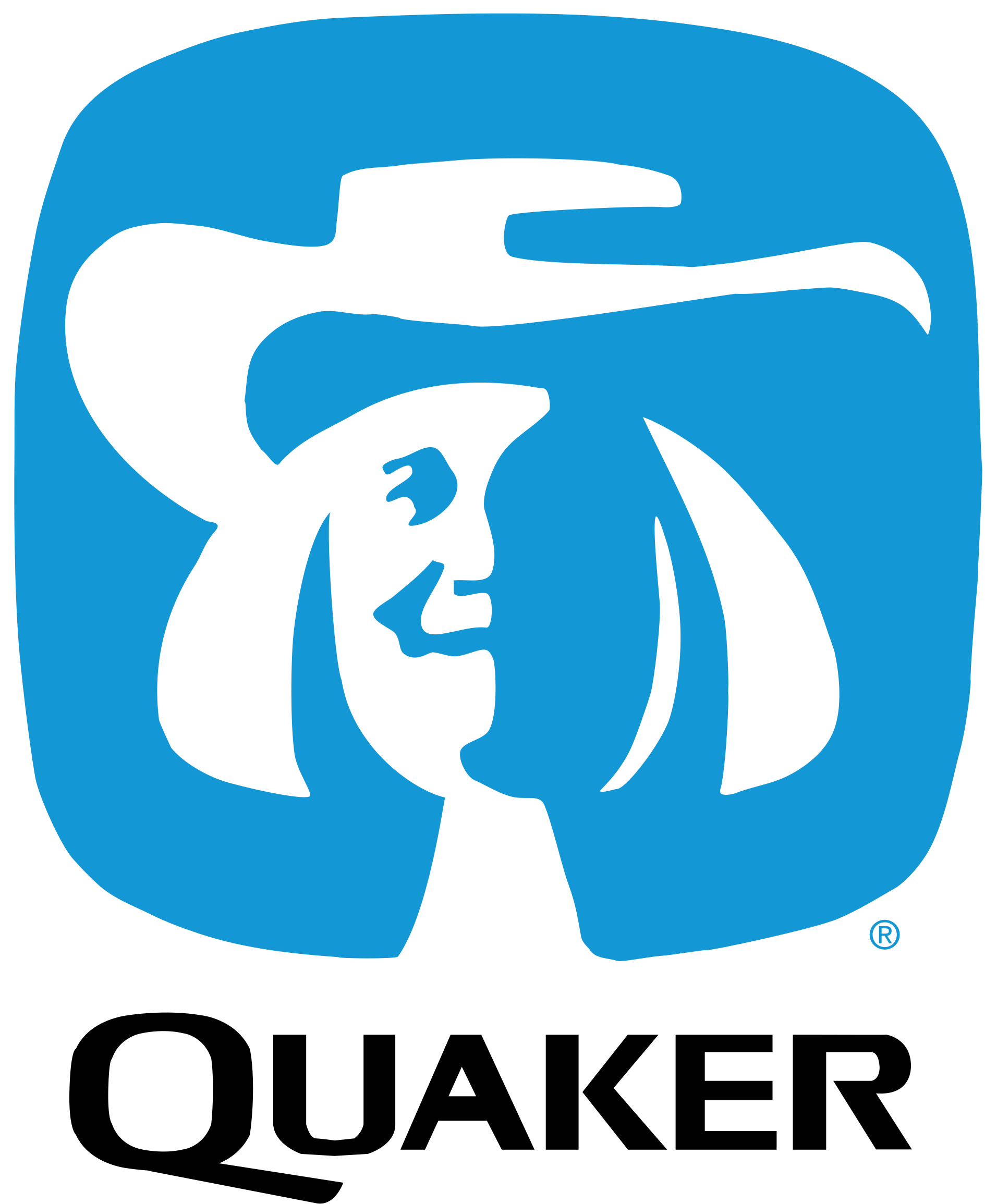 Quaker Newer Logo - Saul Bass Quaker Oats (2000x2404), Png Download