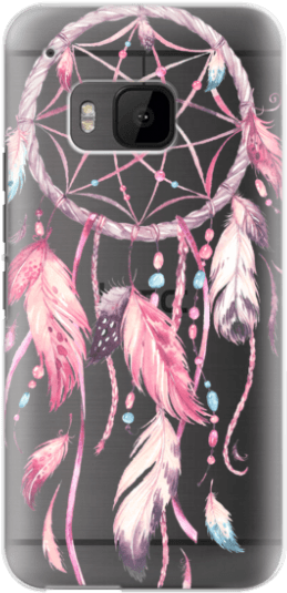 Watercolor Pink Dreamcatcher Feather Dream Catcher - Peace To You On Native American Day Tennessee Dream (300x547), Png Download