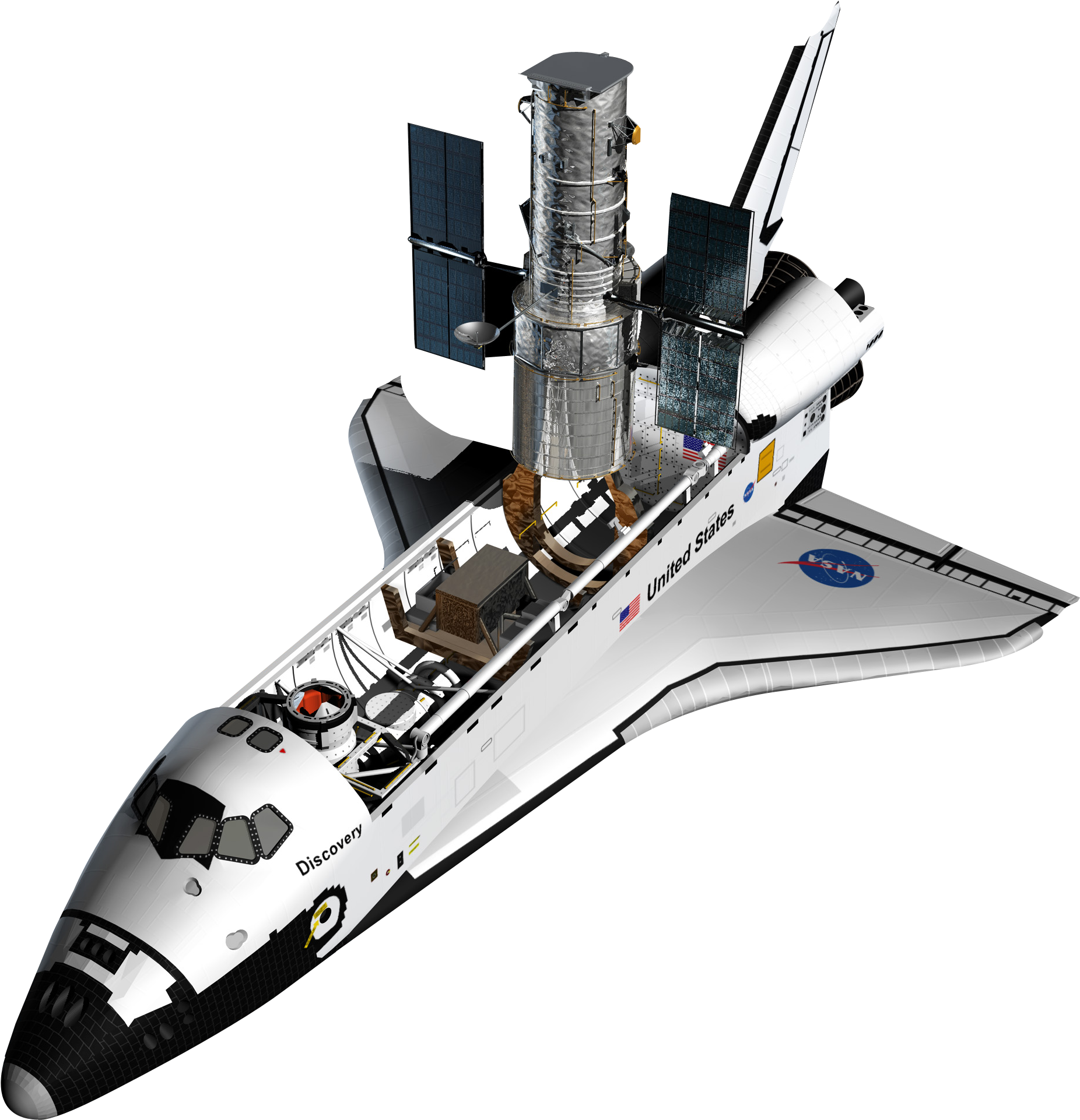 Shuttle In Space - Support Vehicles Of The International Space Station (400x400), Png Download