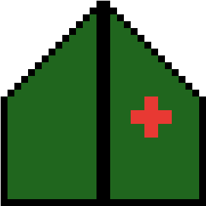 Medic Tent - Hama Deadpool (720x490), Png Download